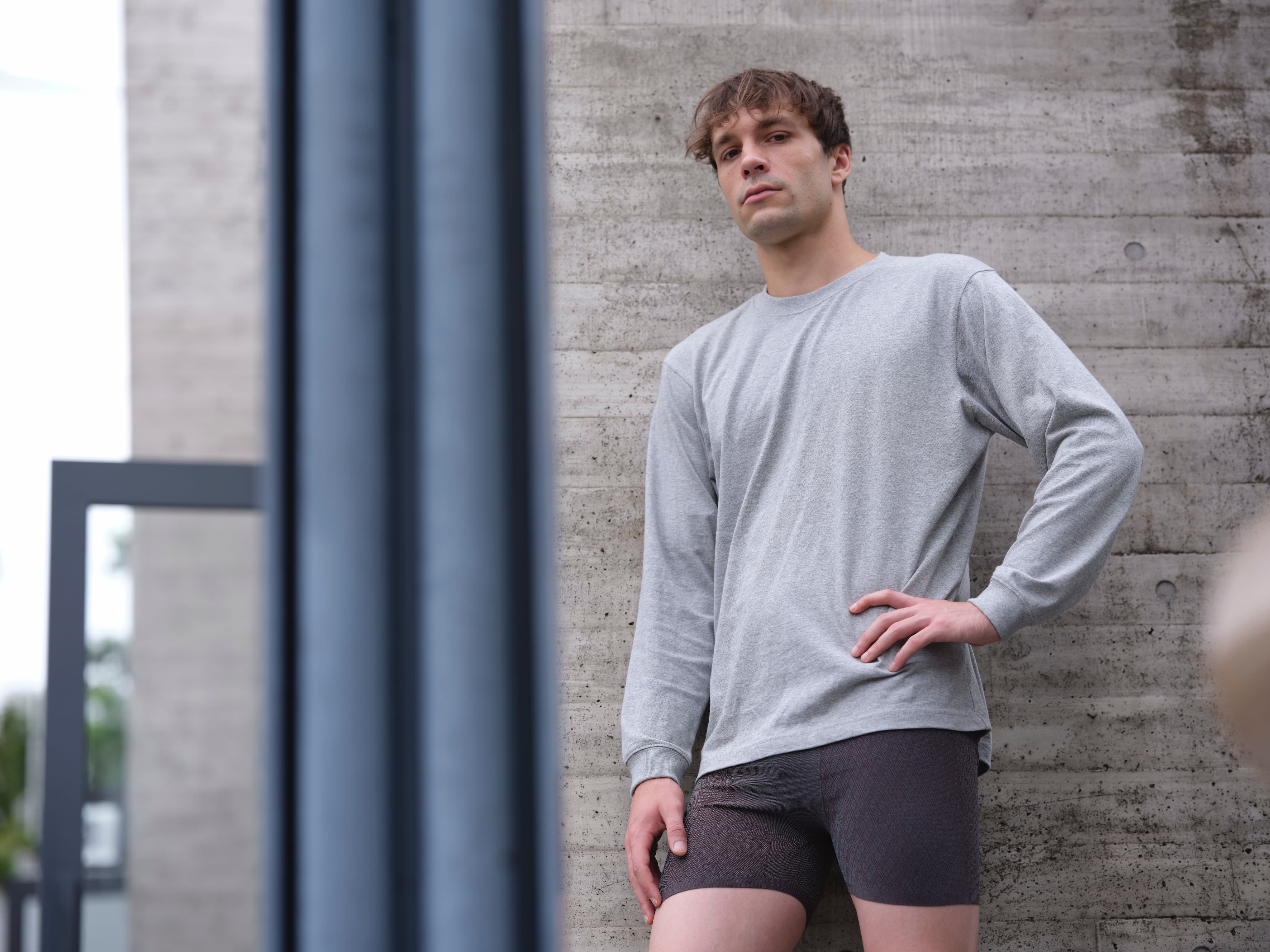 身体機能向上ロングパッツ(黒S) お腹まわりのたるみ軽減にも有効 身体機能